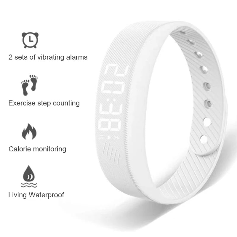 QuietWake™ - The Silent Wake-Up Vibration Band