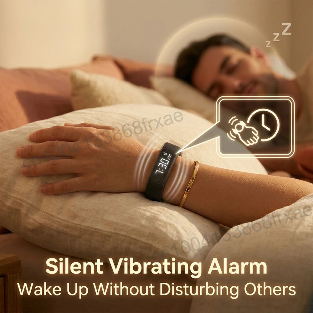 QuietWake™ - The Silent Wake-Up Vibration Band